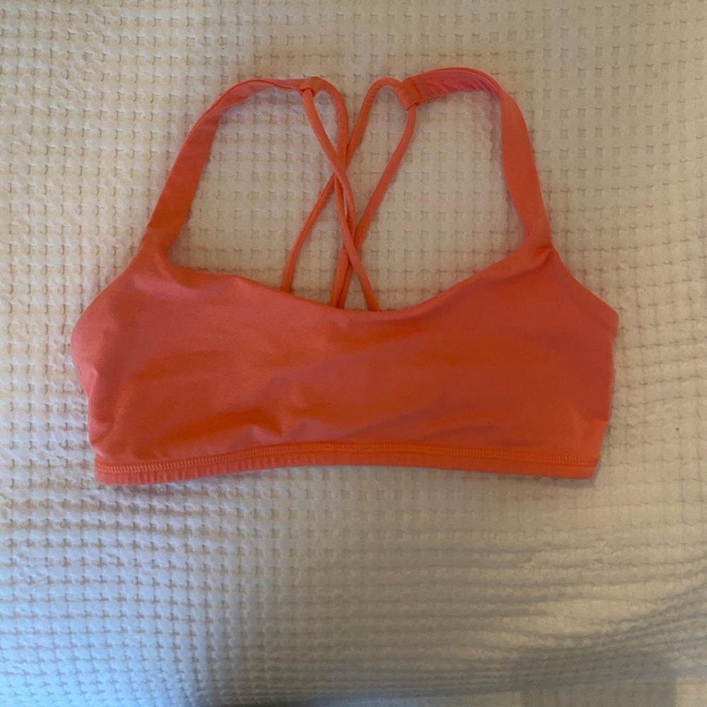 Lululemon Free To Be Bra Pop Orange